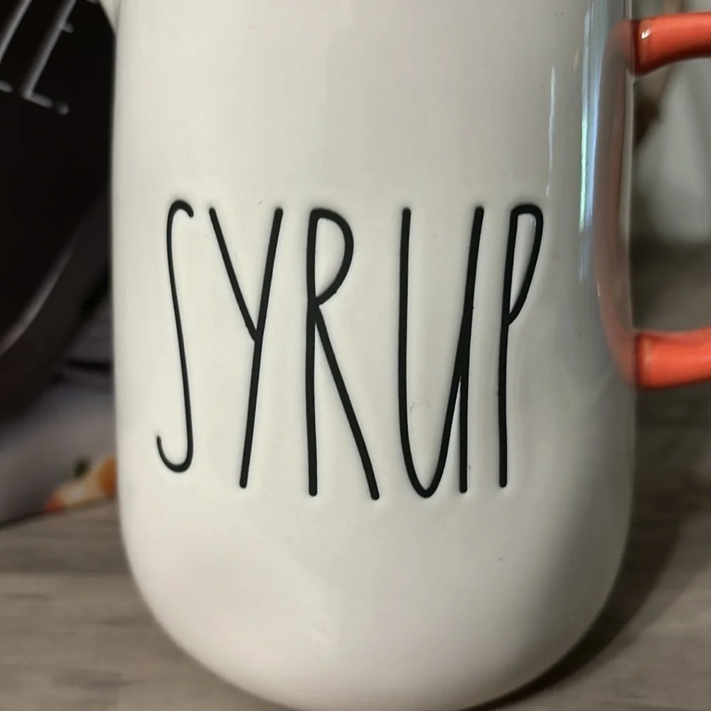 NIB Rae Dunn Non-Stick Waffle Maker and NWOT Syrup Pitcher